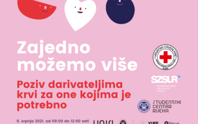 Želite li darivati krv – imate priliku 9. srpnja 2021. – Kampus UNIRI