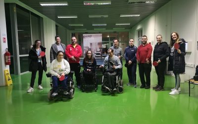Pokazni trening Parastolnoteniskog kluba Rijeka na Sveučilištu u Rijeci