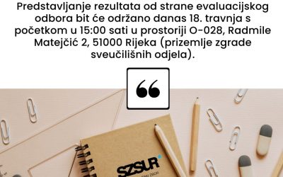 Predstavljanje rezultata natječaja SZSUR 2023