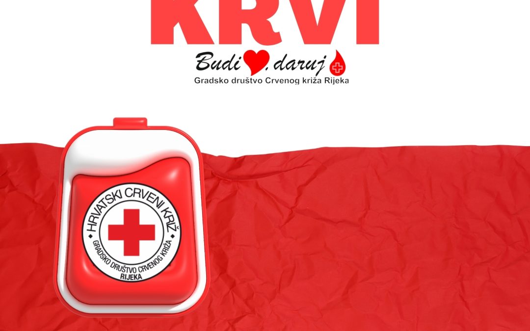Dobrovoljno darivanje krvi – 26. 3. – KAMPUS – Akvarij dolje